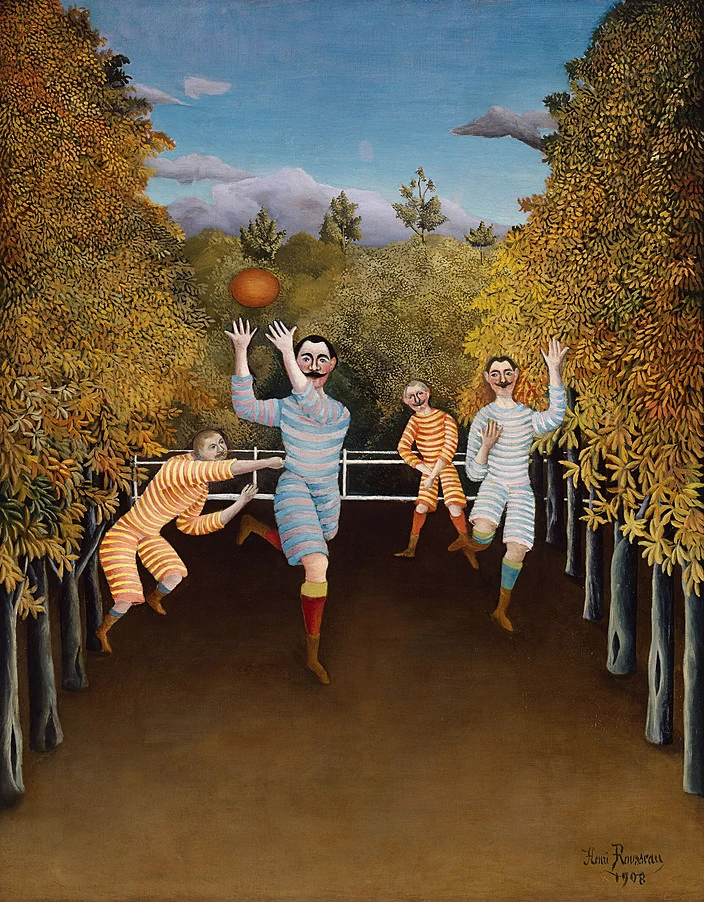 Il gioco del calcio, 1908 - Solomon R. Guggenheim Museum